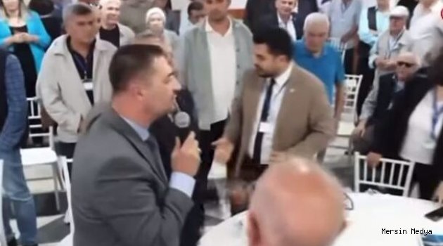 İYİ PARTİ TARSUS KONGRESİNDE ARBEDE YAŞANDI, KÜRSÜYÜ  DEVİRDİLER