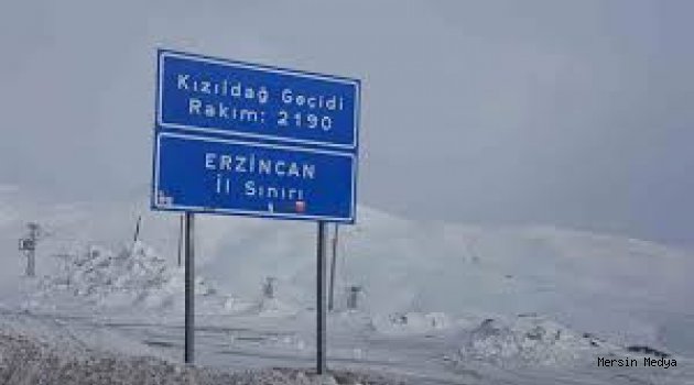 KAR YAĞIŞI ERZİNCANIN YÜKSEK KESİMLERİNDE ETKİLİ OLDU