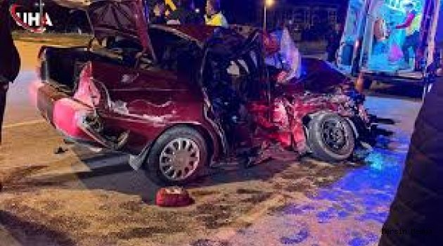 TAŞUCU’DA TRAFİK KAZASI: 1 ÖLÜ