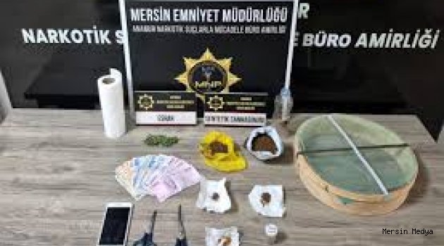 UYUŞTURUCU TACİRİ ANAMUR’DA YAKAYI ELE VERDİ